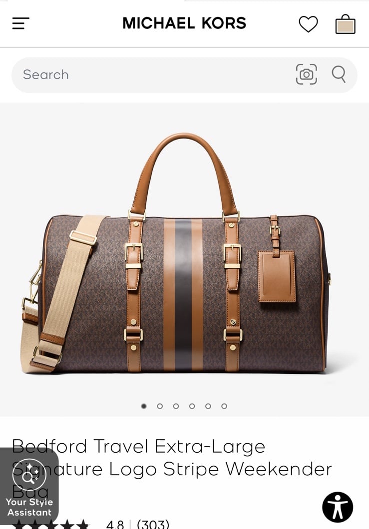 Michael Kors duffle bag