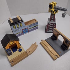 Imaginarium Wooden Railway Thomas & Friends The Train Brio 4 Great Pieces (K2).