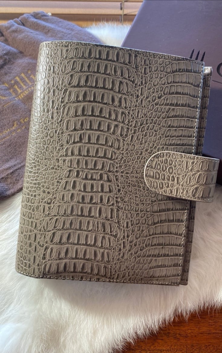Gillio Medium XL Compagna Croco Eye Grey