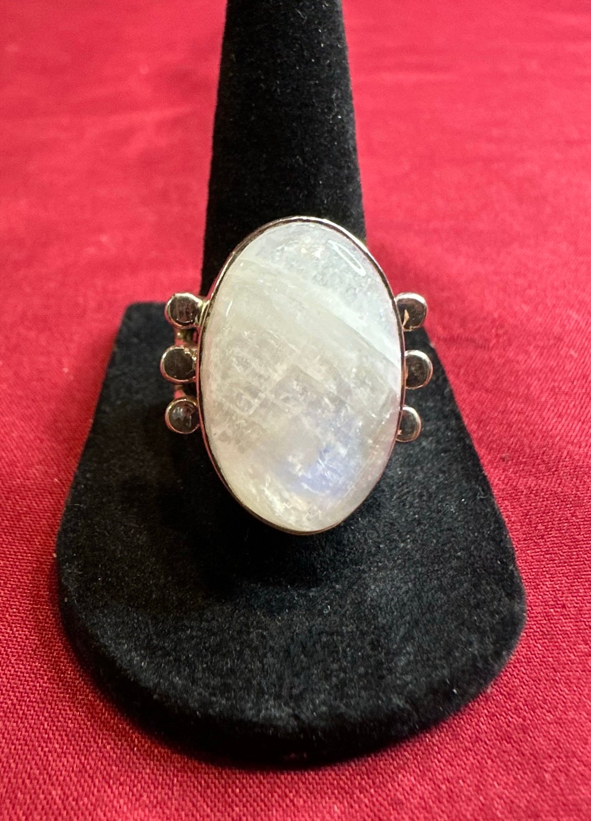 Gorgeous Moonstone Sterling Silver Ring
