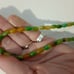 Jade Oval Beaded Necklace