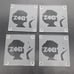 Zeta Phi Beta coasters