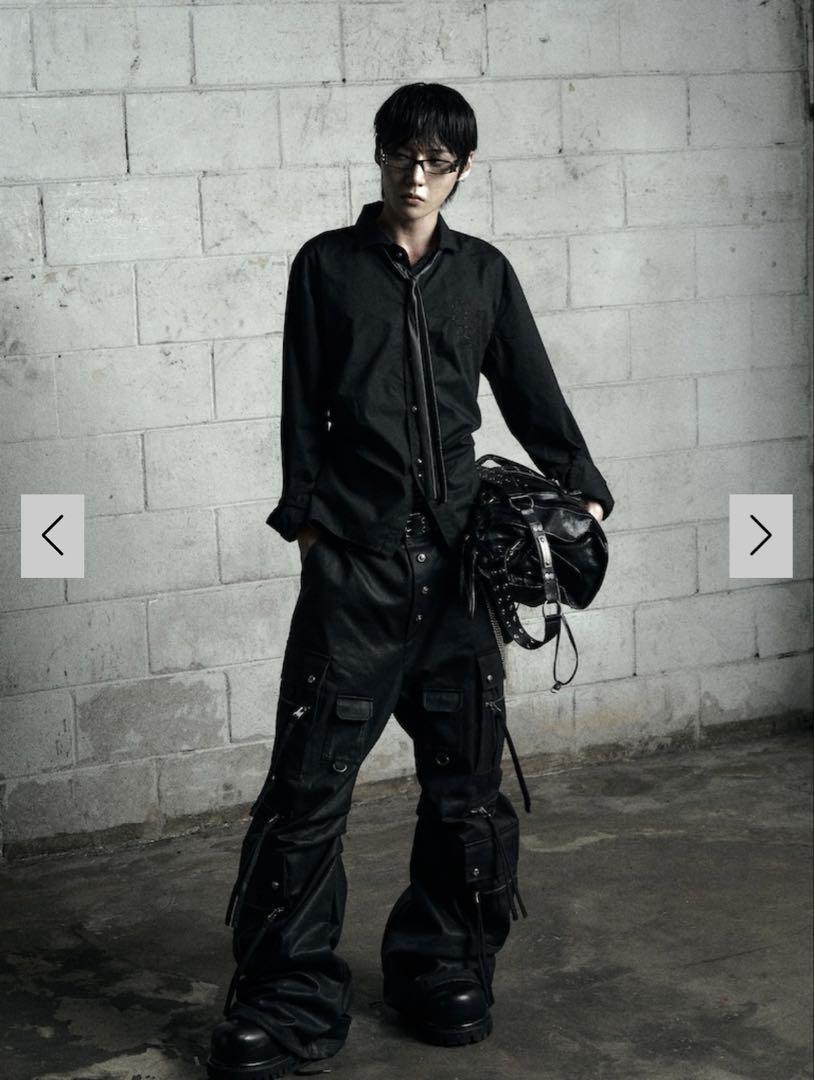 Rosen Kreuz】CURVE FIT LONG CARGO PANTS1 Cargo