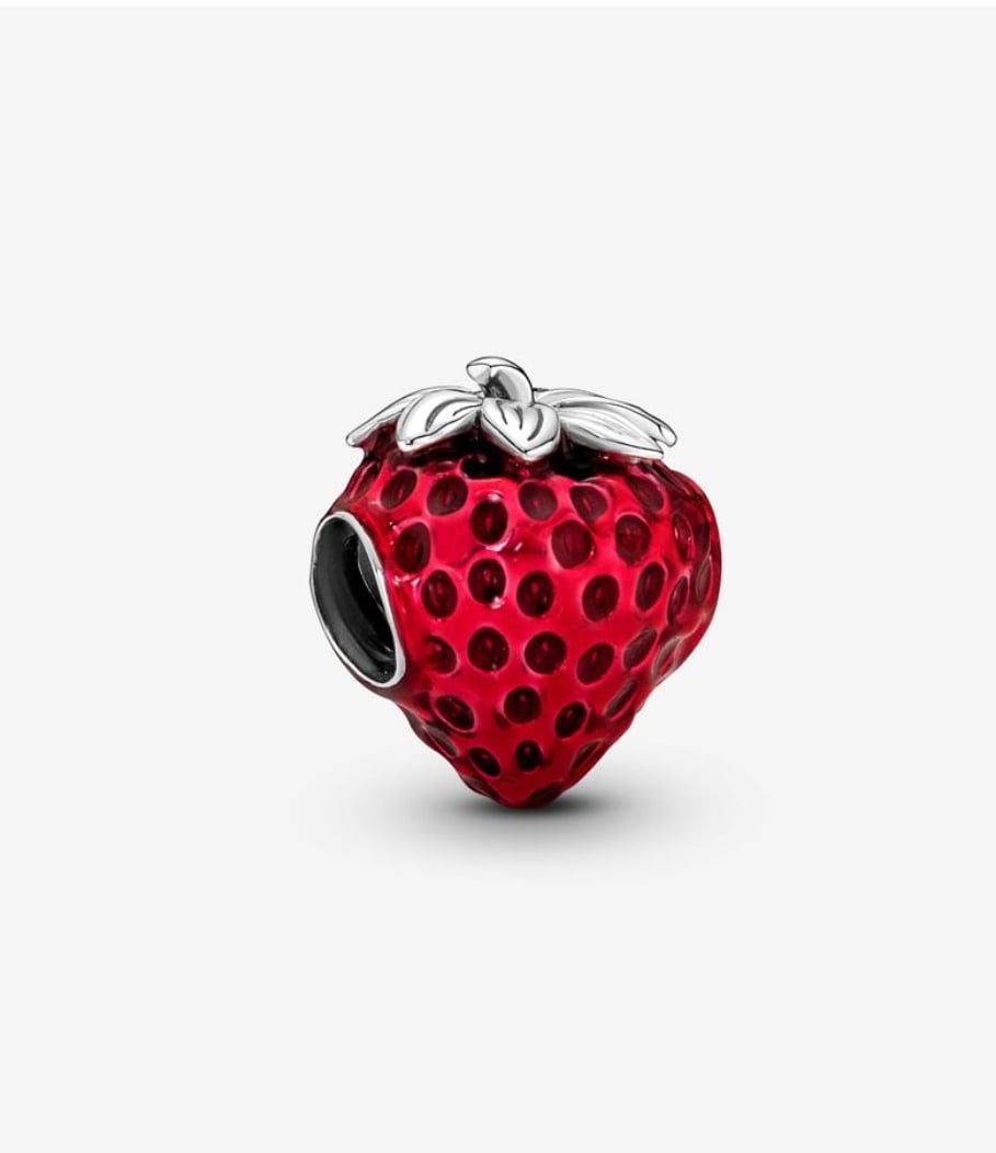 Pandora Seeded Strawberry Fruit Charm