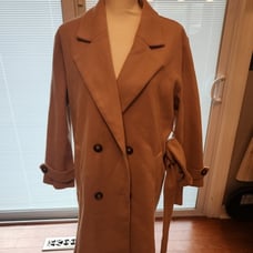 tan peacoat Women Size Small
