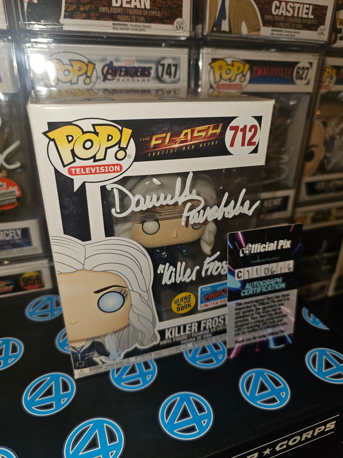 The Flash Killer Frost Autographed Funko Pop Autographed by Danielle Panabaker