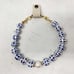 Anthropologie porcelain beaded pearl collar necklace