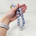 Anthropologie porcelain beaded pearl collar necklace