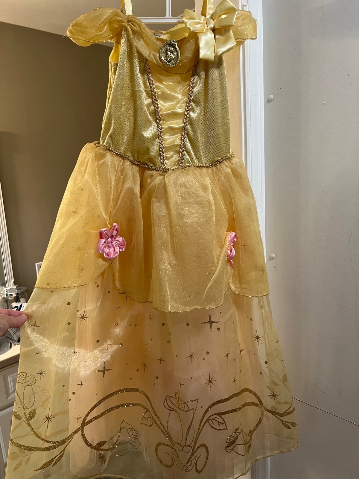 Disney Store Belle Dress with Matching Belle Shoes