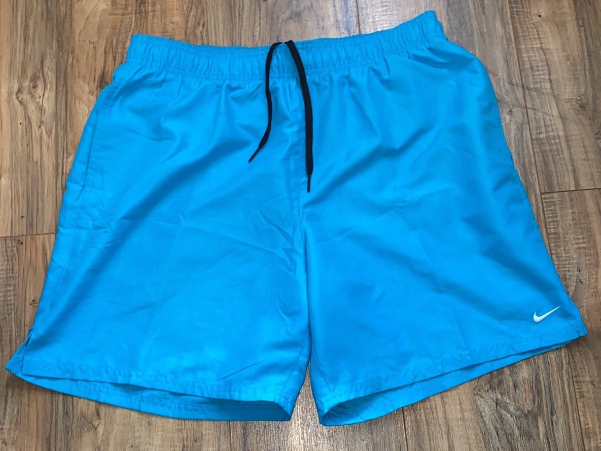 Nylon Nike Blue Shorts Size Large brand designer vintage pre-owned small logo Nylon Nike Blue Shorts Size Large brand designer vintage pre-owned small logo