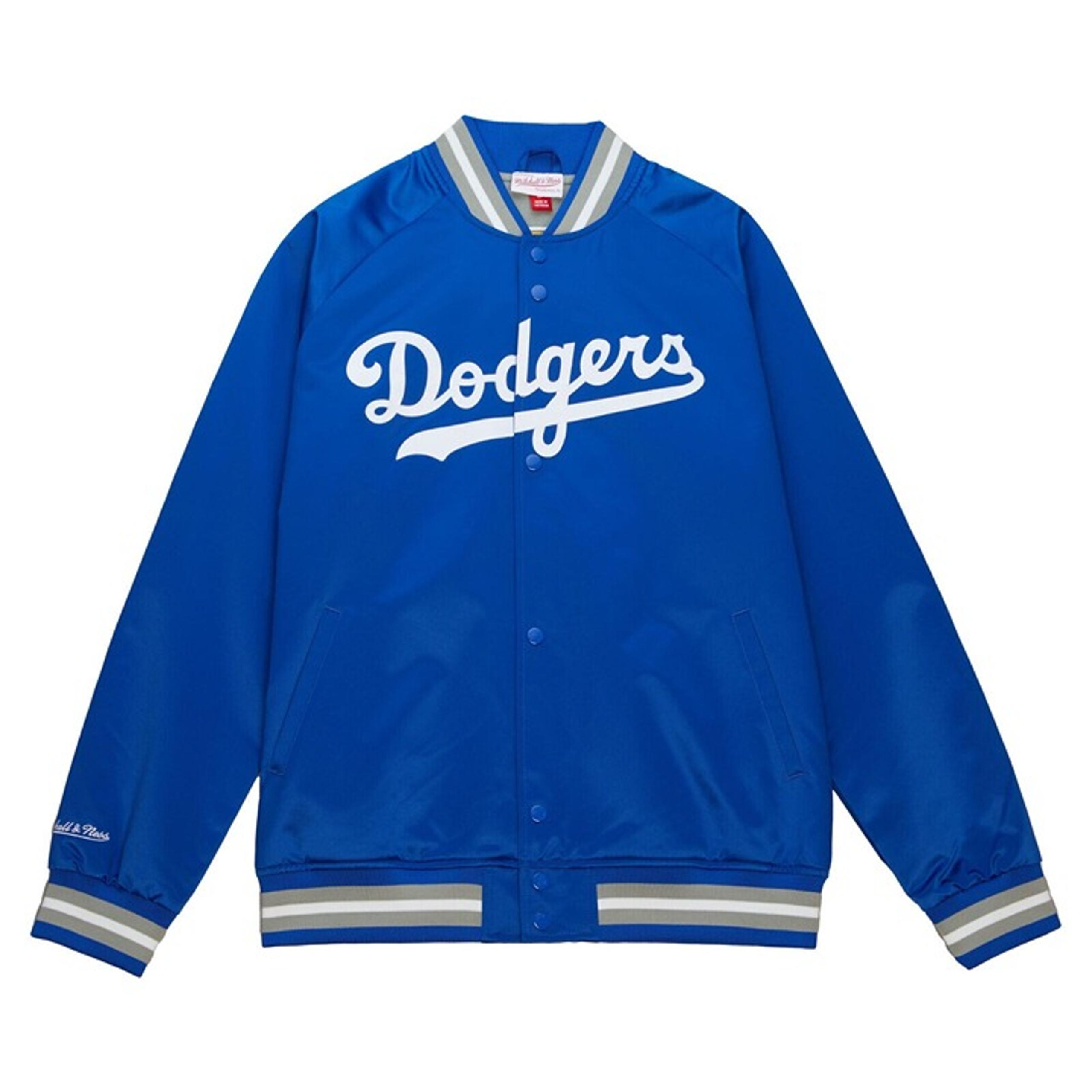 Los Angeles Dodgers MLB Mitchell & Ness Double Clutch Satin Jacket Men's 4XL