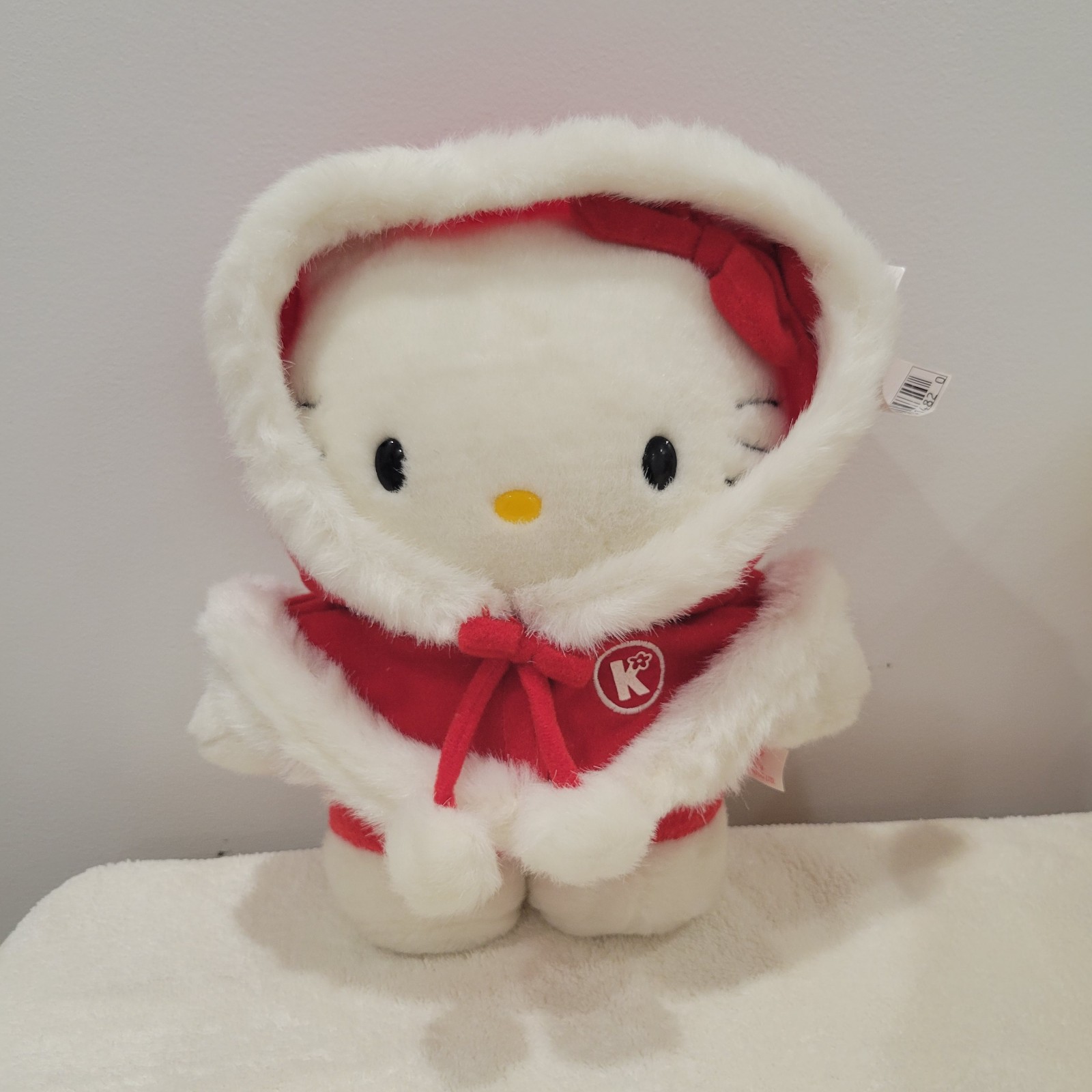 Vintage Red Winter Hello Kitty Plush 1998