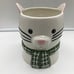 Furry Christmas Ceramic 7in Winter Christmas Cat Utensil Holder CC02B07028