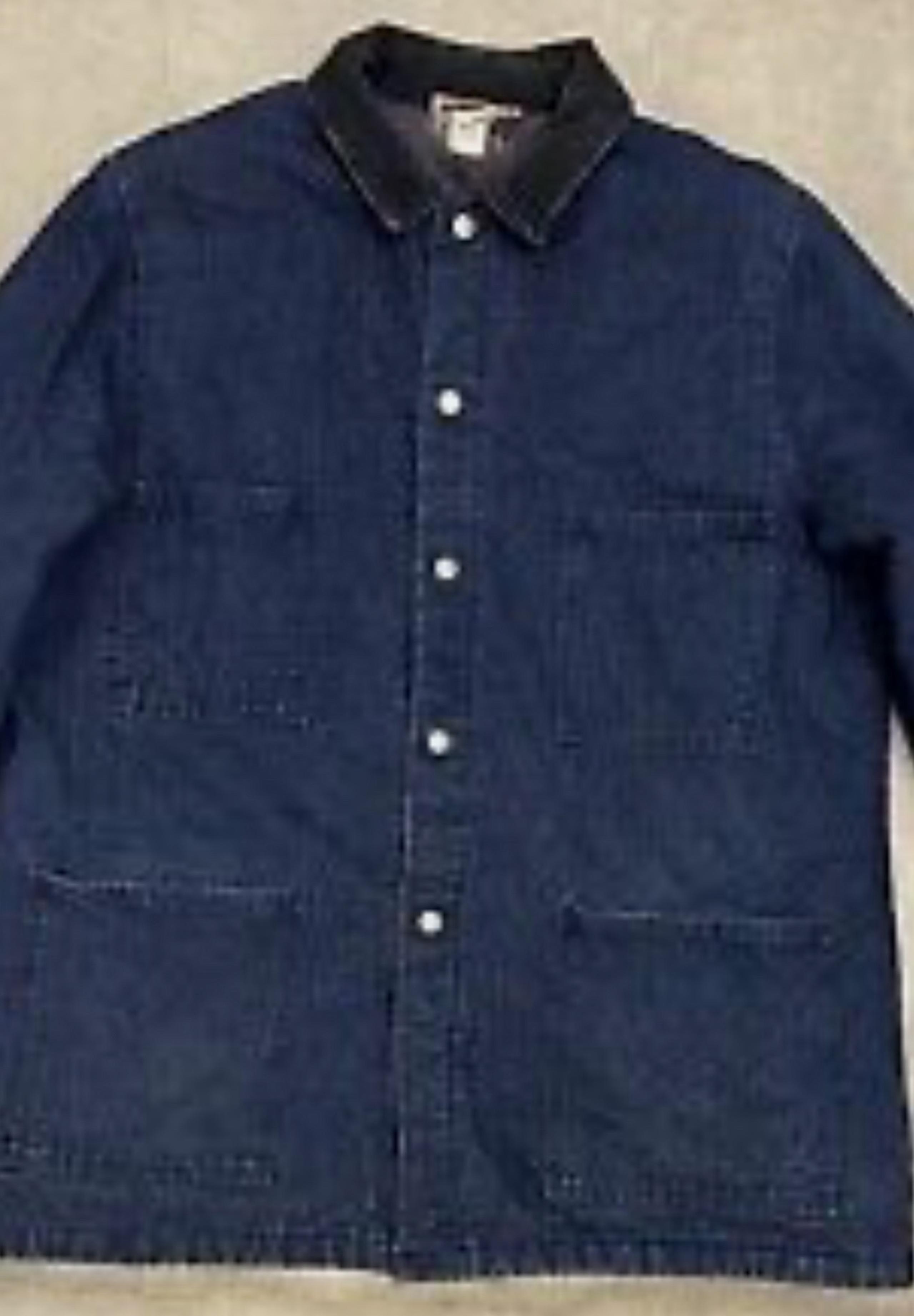 Vintage Dickies Jacket Men's 38 L Denim Chore Coat Blanket Lined