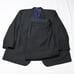 Jack Victor 56R 50x30 Black York CT 100% Wool Peak Jacket Pants Tuxedo Tux