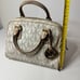Michael Kors Signature Logo Vanilla Small Satchel Bag