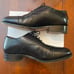 MINT Meermin 7.5 US 6.5 UK Width G Oxford Black Calf Cap Toe Wide Goodyear Welt