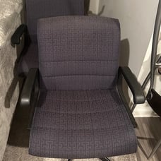 1990s Richard Sapper for Knoll Office / Desk Chair in blue Fabric
