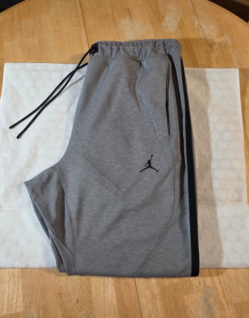 JORDAN DRI-FIT UPF 40+ GREY SWEATPANTS 2XL