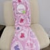 NEW Easter Bunny Pink Purple Twin Size Throw Blanket Floral