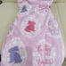 NEW Easter Bunny Pink Purple Twin Size Throw Blanket Floral