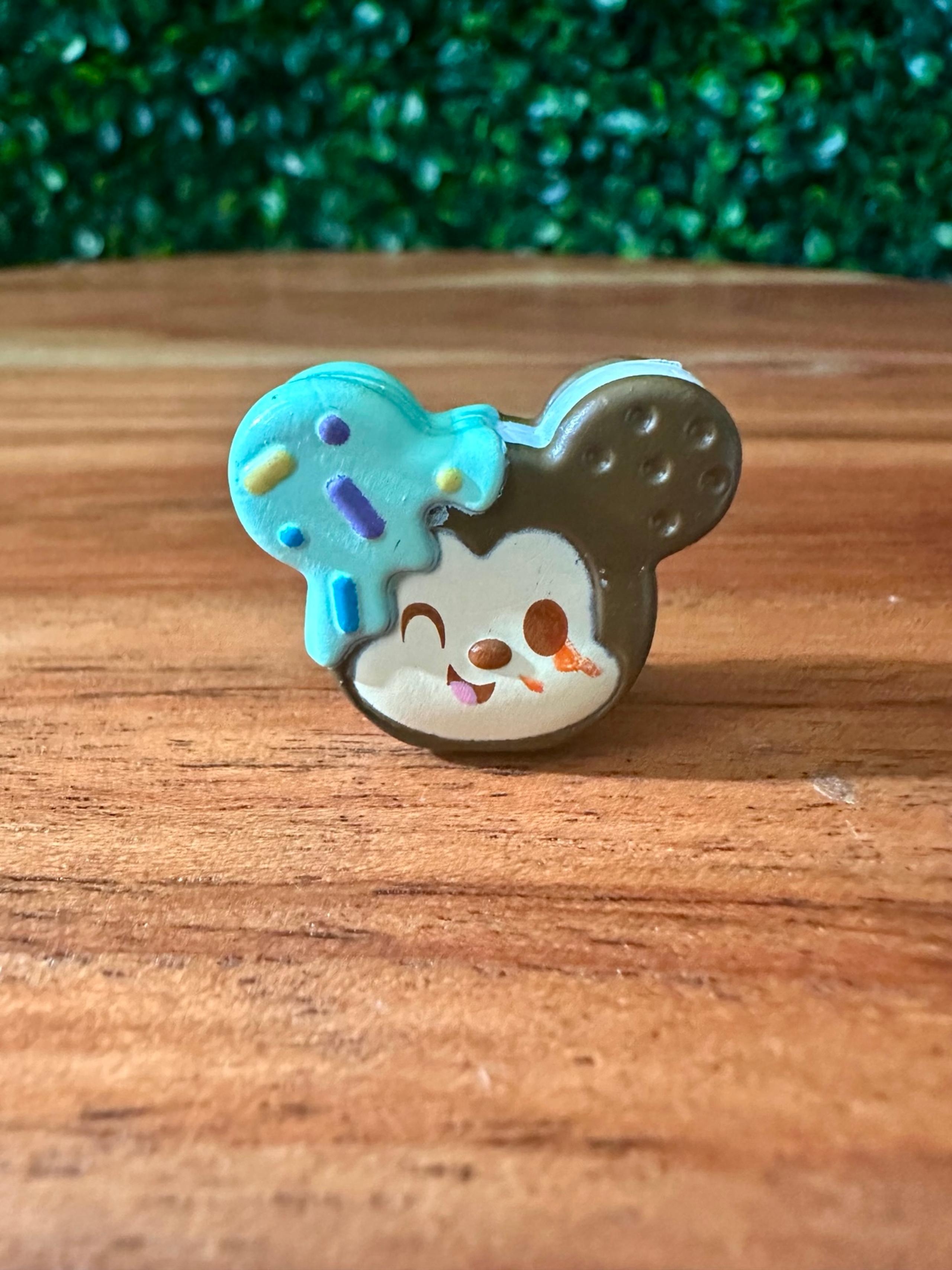 Disney Munchlings Mini Figure, Mint Dipped Ice Cream Sandwich Mickey Mouse