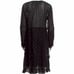 Ulla Johnson Black floral lace tie Myna dress size 4