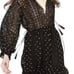 Ulla Johnson Black floral lace tie Myna dress size 4