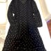 Ulla Johnson Black floral lace tie Myna dress size 4