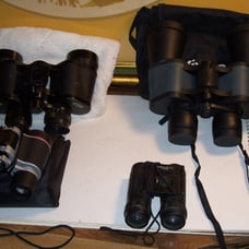 4 PAIRS OF BINOCULARS . SELLING SEPARATE