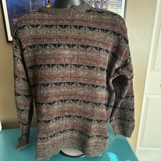 Vintage Consensus Sweater - Mens Large Grandpa Sweater