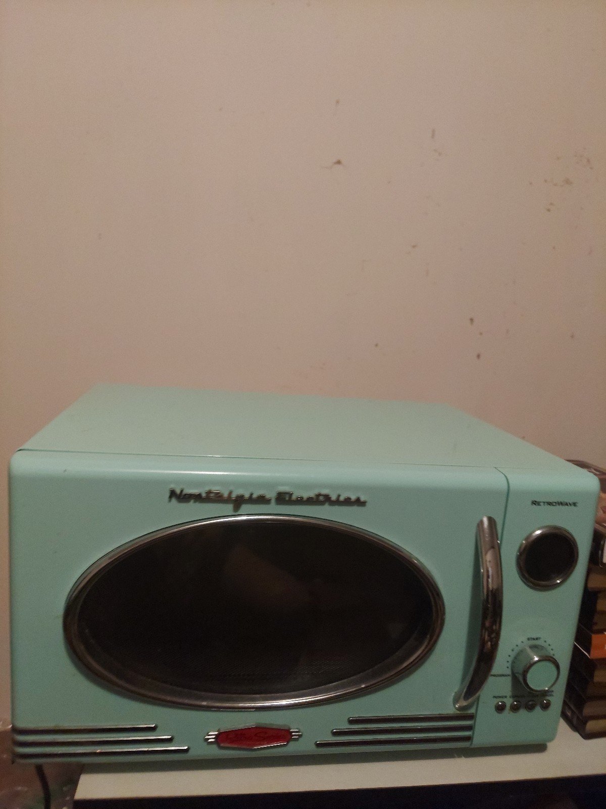 ELECTRICFIED NOSTAGLIA RETRO BABY BLUE MICROWAVE .09 CUBIT