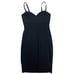 Vintage Daymor Couture little black fitted sweetheart midi dress size 6.