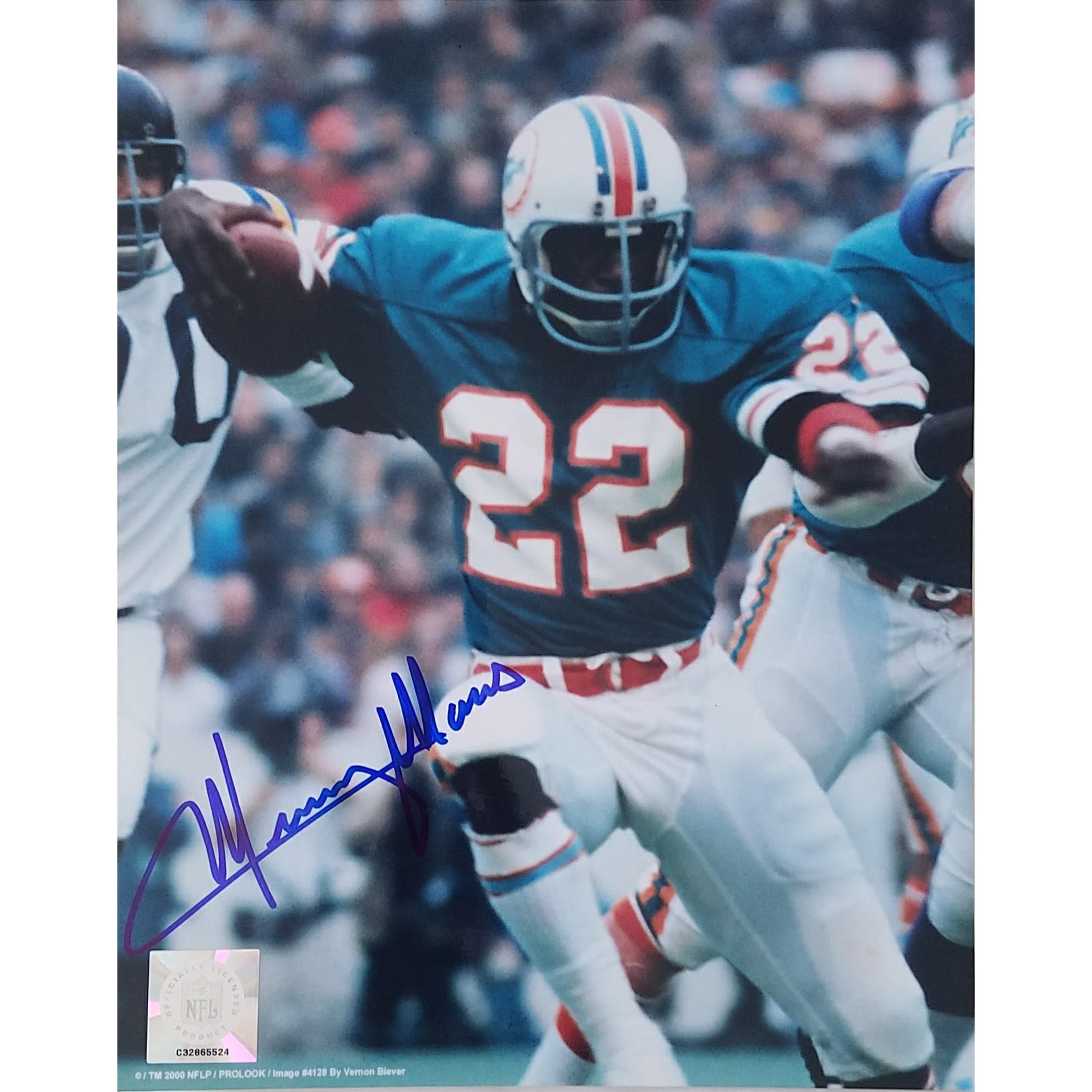 Mercury Morris Signed Autographed 8x10