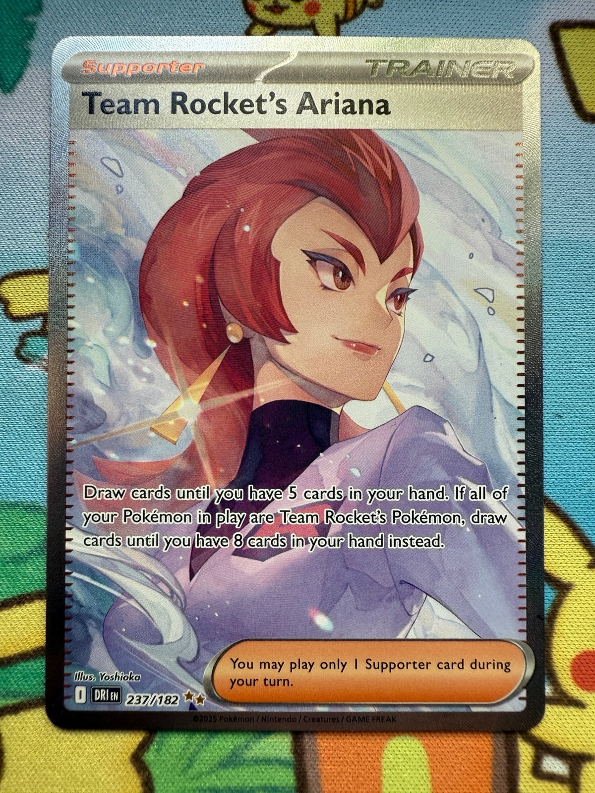 Team Rocket’s Ariana Special Illustration Rare 237/182 Destined Rivals - NM/LP
