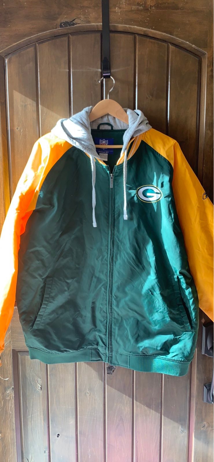 NFL Reebok Green Bay Packers coat xl
