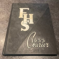 Vintage 1955 Yearbook - Fenger High School, Chicago, IL. Courier Yearbook