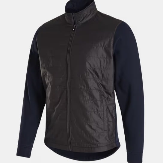FootJoy - Men's Jacket Full-Zipper Black Size L 100% Polyester