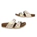 Birkenstock 37 Womens Sandals Sydney Vegan Watercolor Flower White 6 6.5