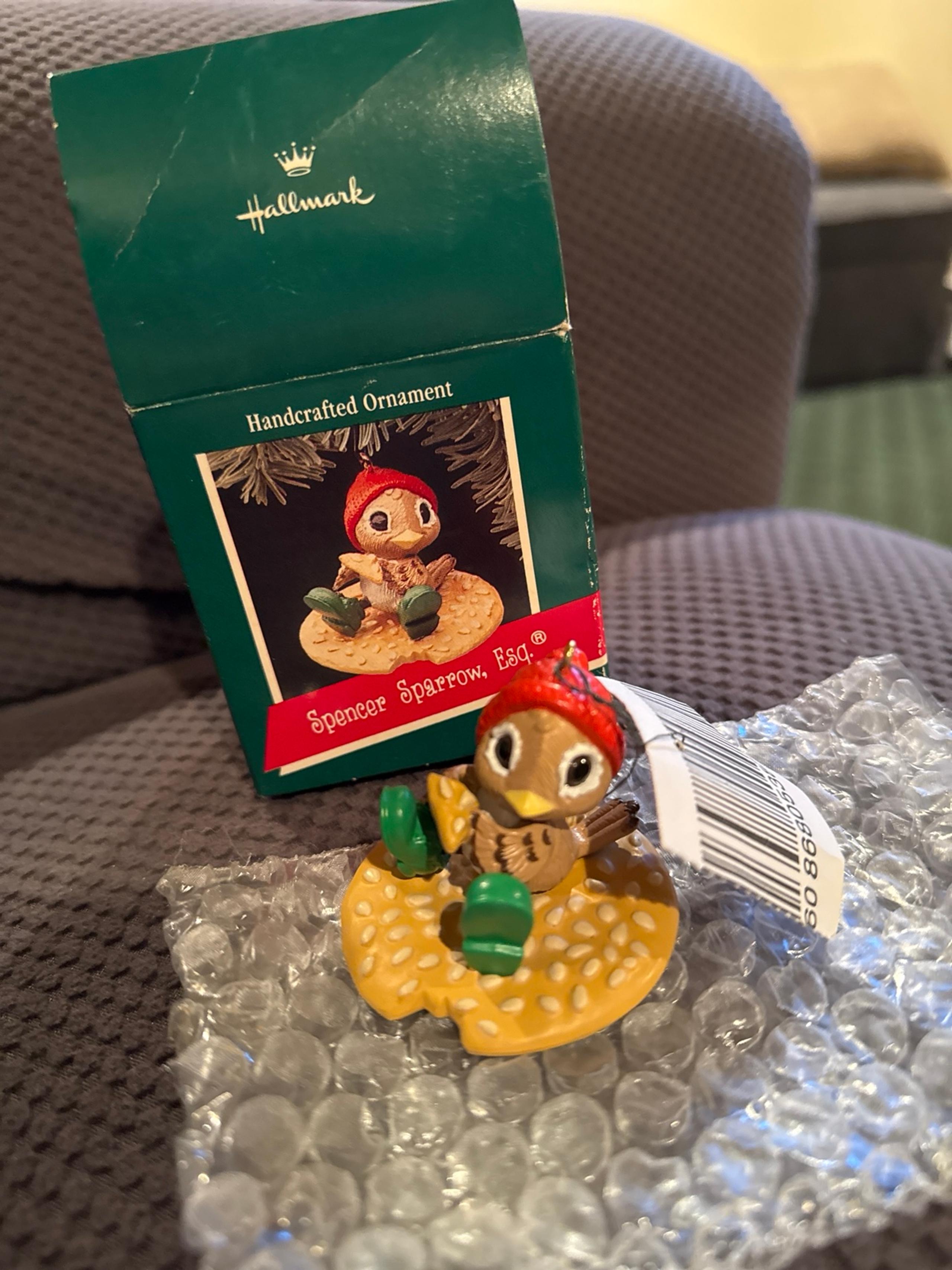 1989 Spenser Sparrow Hallmark Ornament