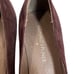 Donald J. Pliner Wine Burgundy Suede Kitten Heel Flower Toe Pumps 7 New No Box