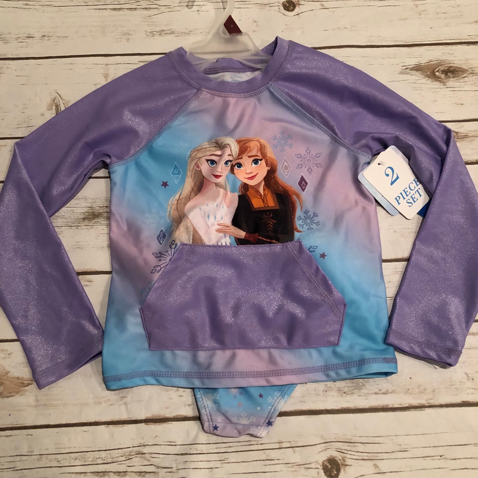 Disney frozen swim set nwt 6y