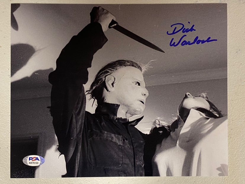 Dick warlock michael myers autographed signed photo exact proof psa coa