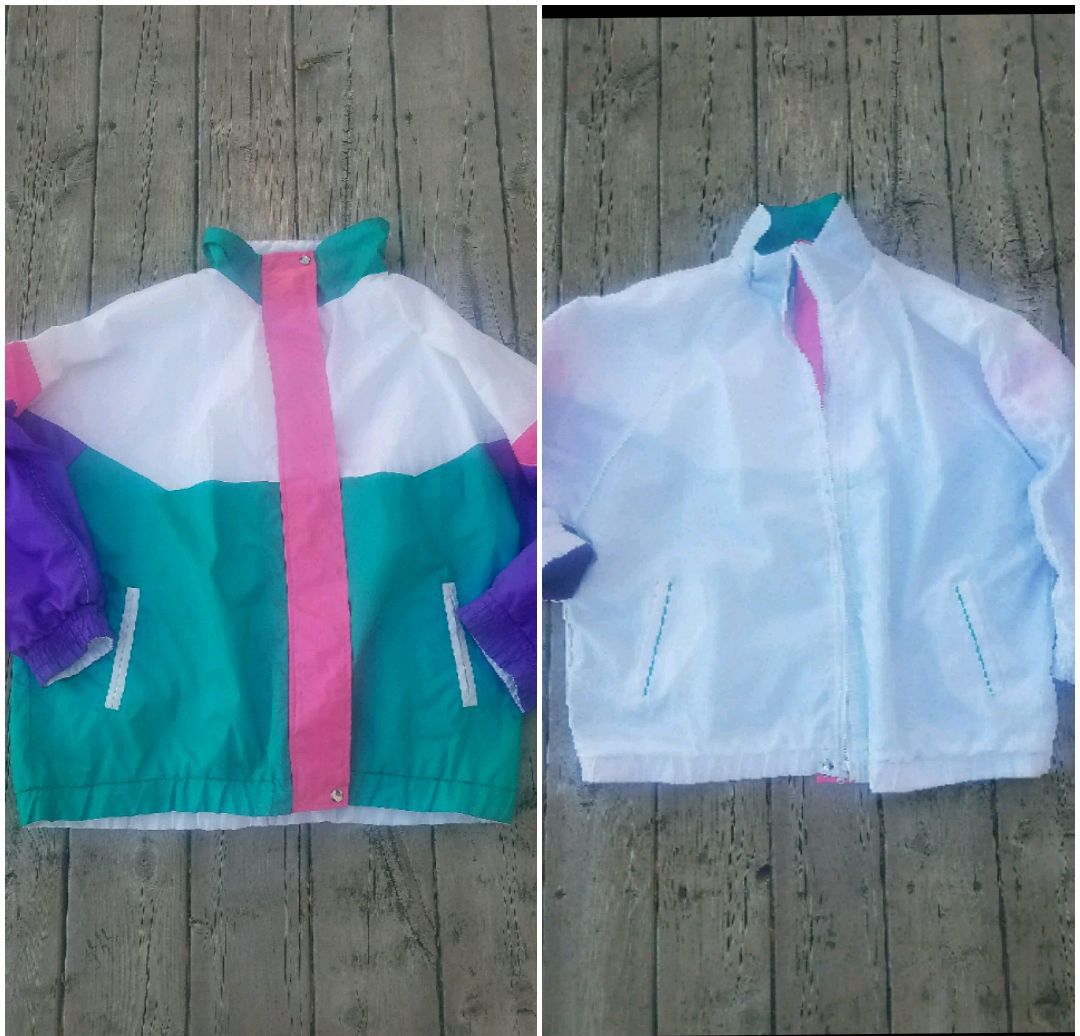 Vintage Reversible Windbreaker