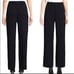 St. John Basics Black Santana Knit Pants Vintage Size 10 Elastic