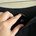 St. John Basics Black Santana Knit Pants Vintage Size 10 Elastic