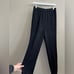 St. John Basics Black Santana Knit Pants Vintage Size 10 Elastic