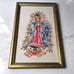cross stitch framed pics of Virgin Mary