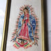 cross stitch framed pics of Virgin Mary
