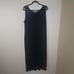R&M Richards Sleeveless Shift Maxi Dress in Black Size 16W